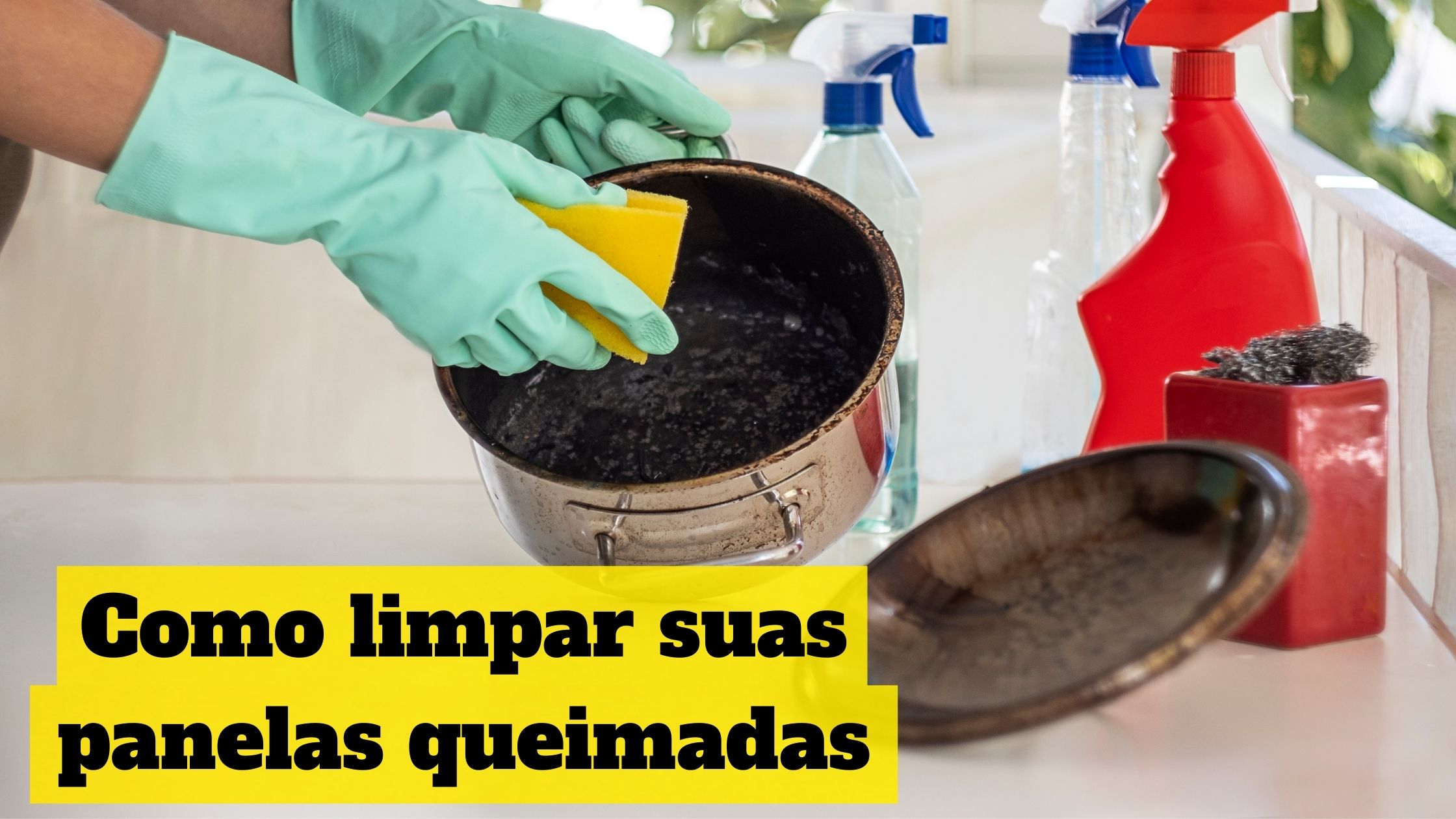 Como Limpar Suas Panelas Queimadas E Deixa las Brilhando Novamente